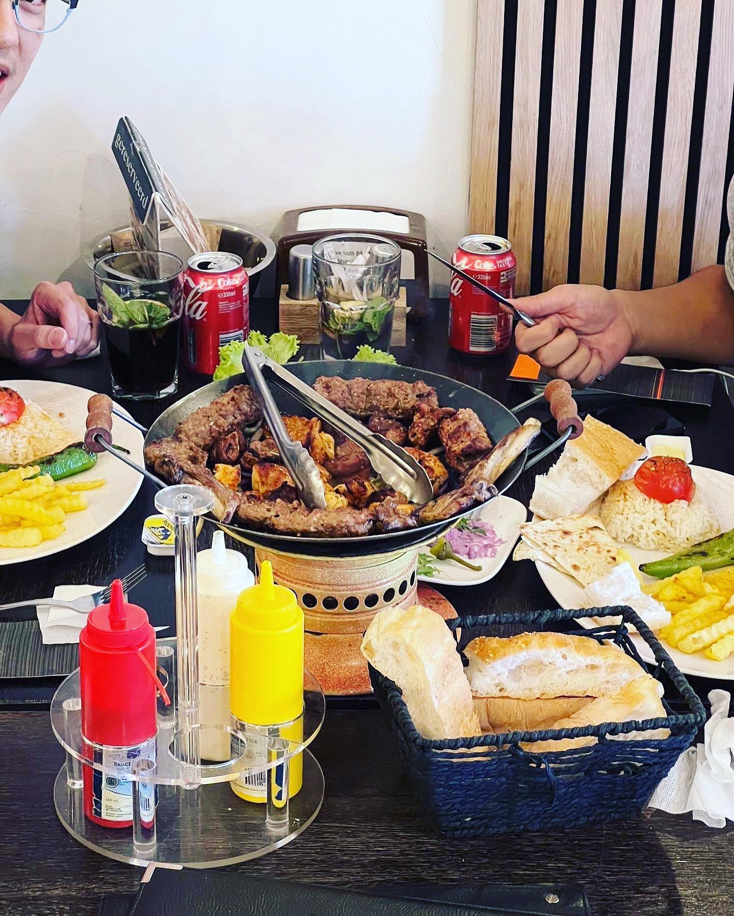 Dish served at the halal restaurant