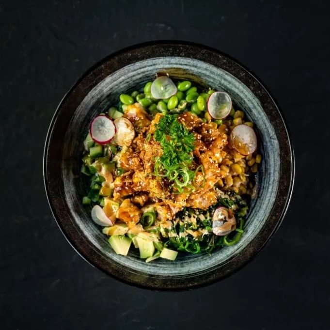 Dish served at the halal restaurant