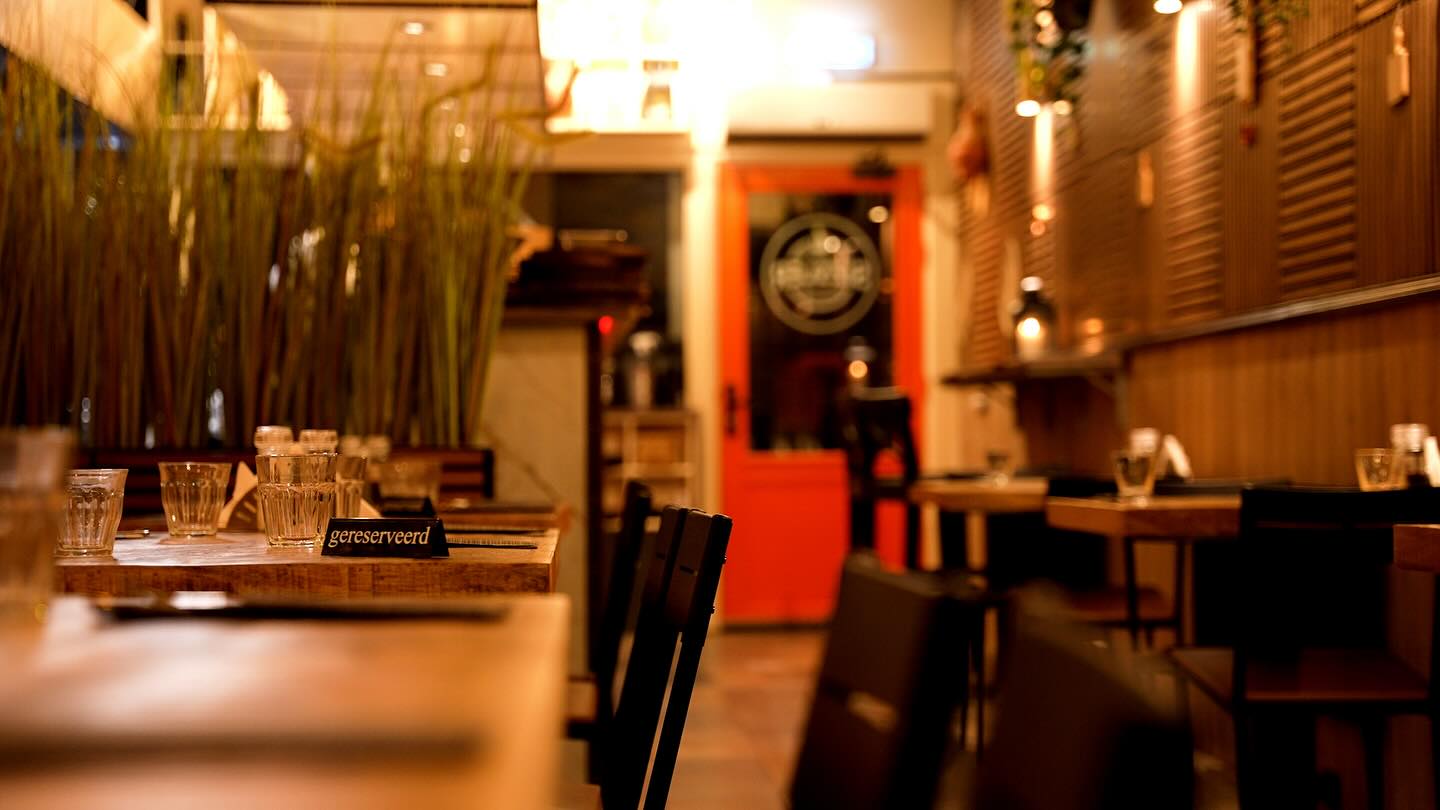 Interior/exterior of the halal restaurant