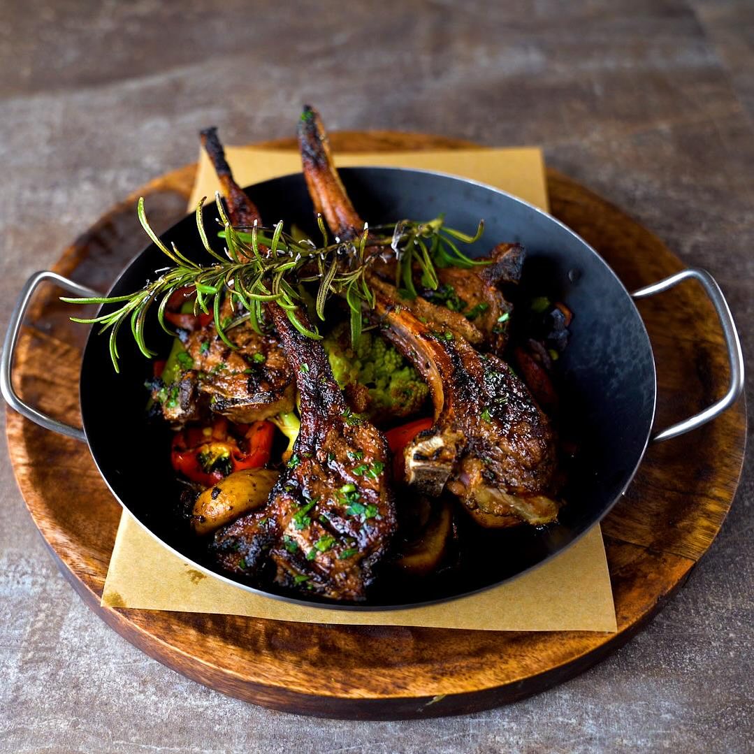 Dish served at the halal restaurant