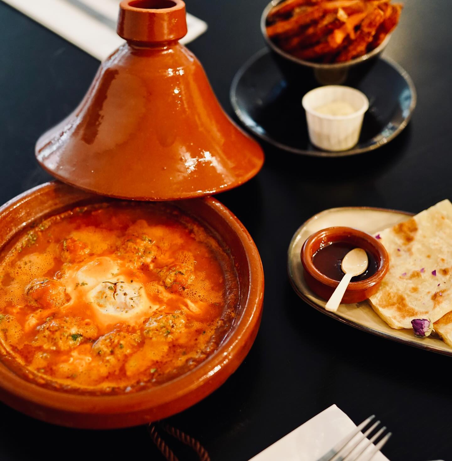 Dish served at the halal restaurant