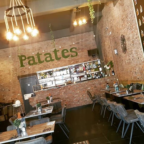 Interior/exterior of the halal restaurant
