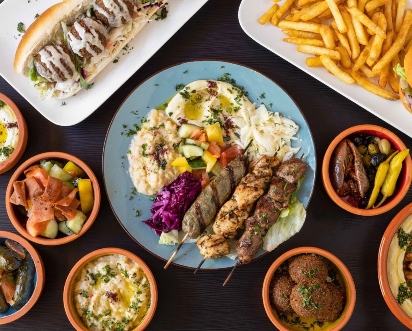 Dish served at the halal restaurant