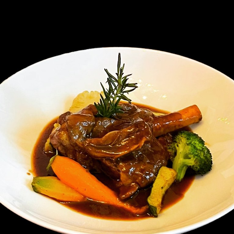 Dish served at the halal restaurant