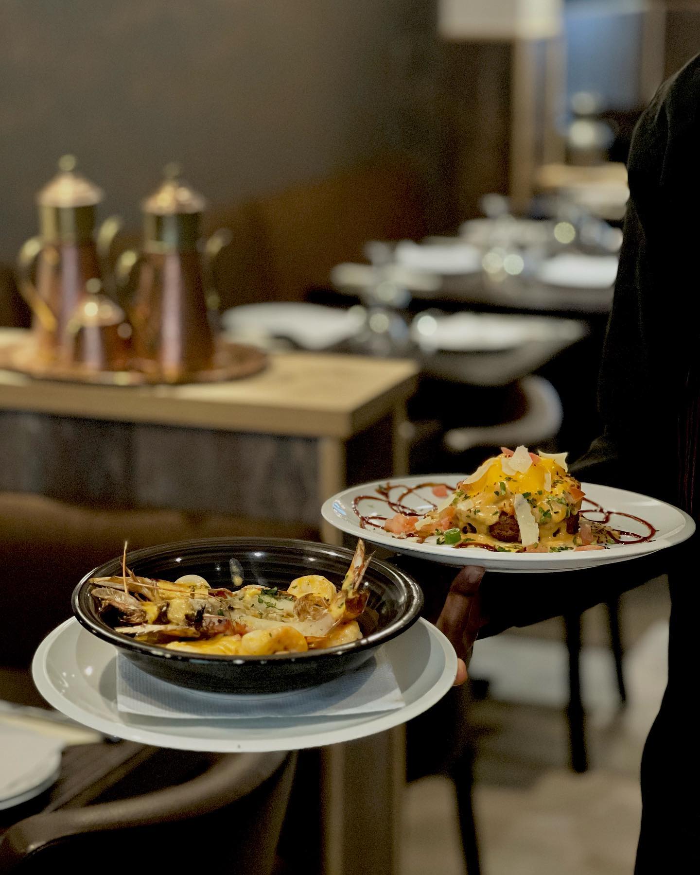 Dish served at the halal restaurant