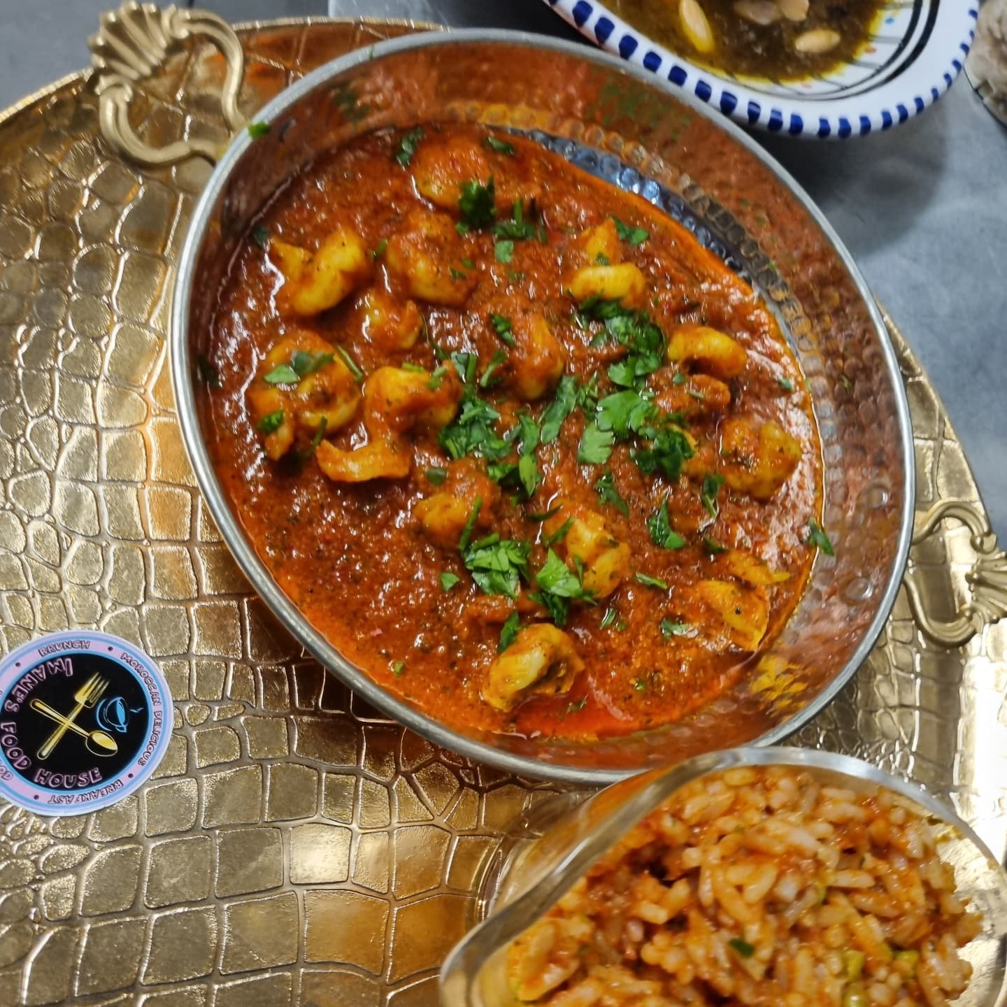 Dish served at the halal restaurant