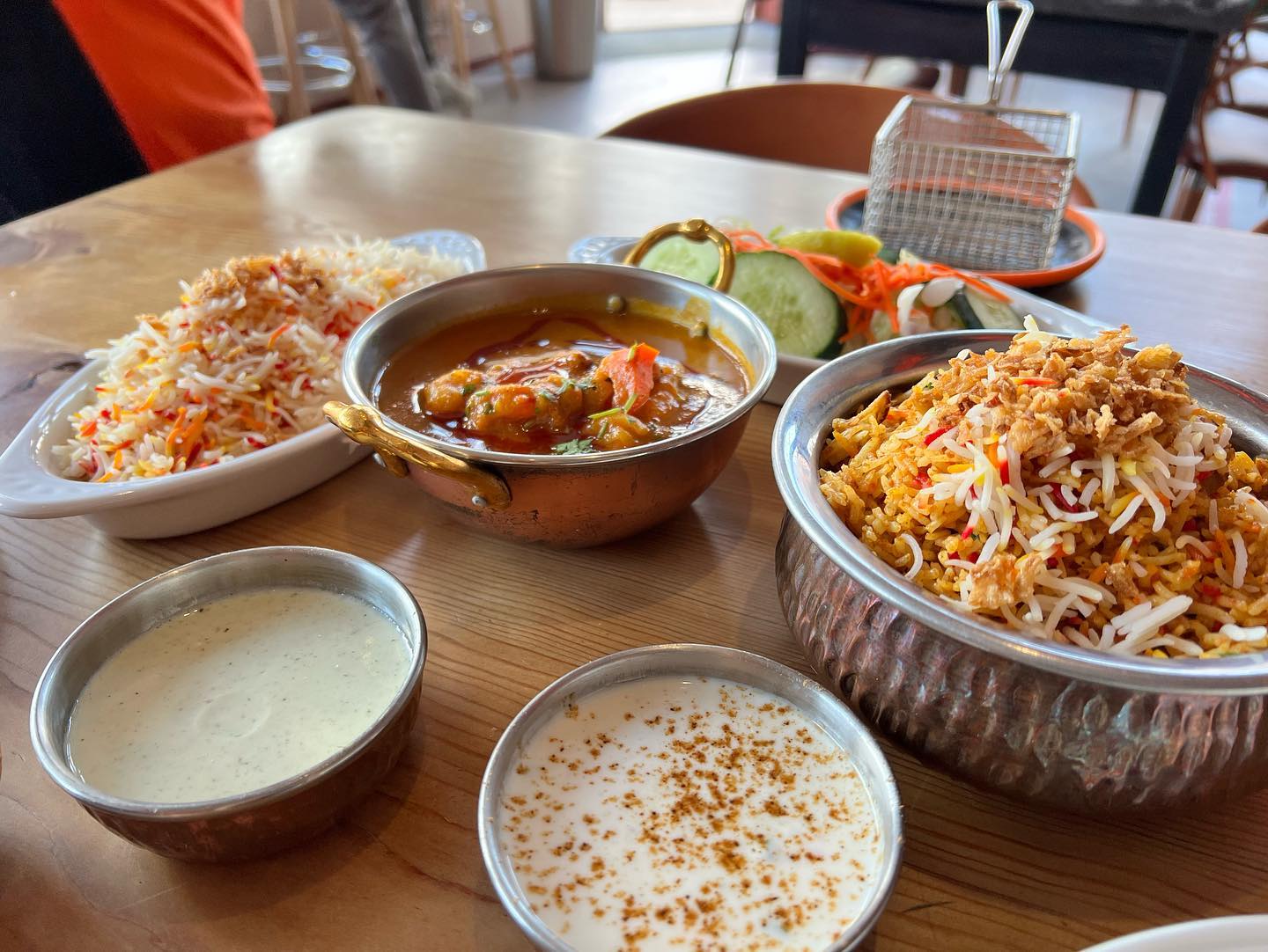 Dish served at the halal restaurant