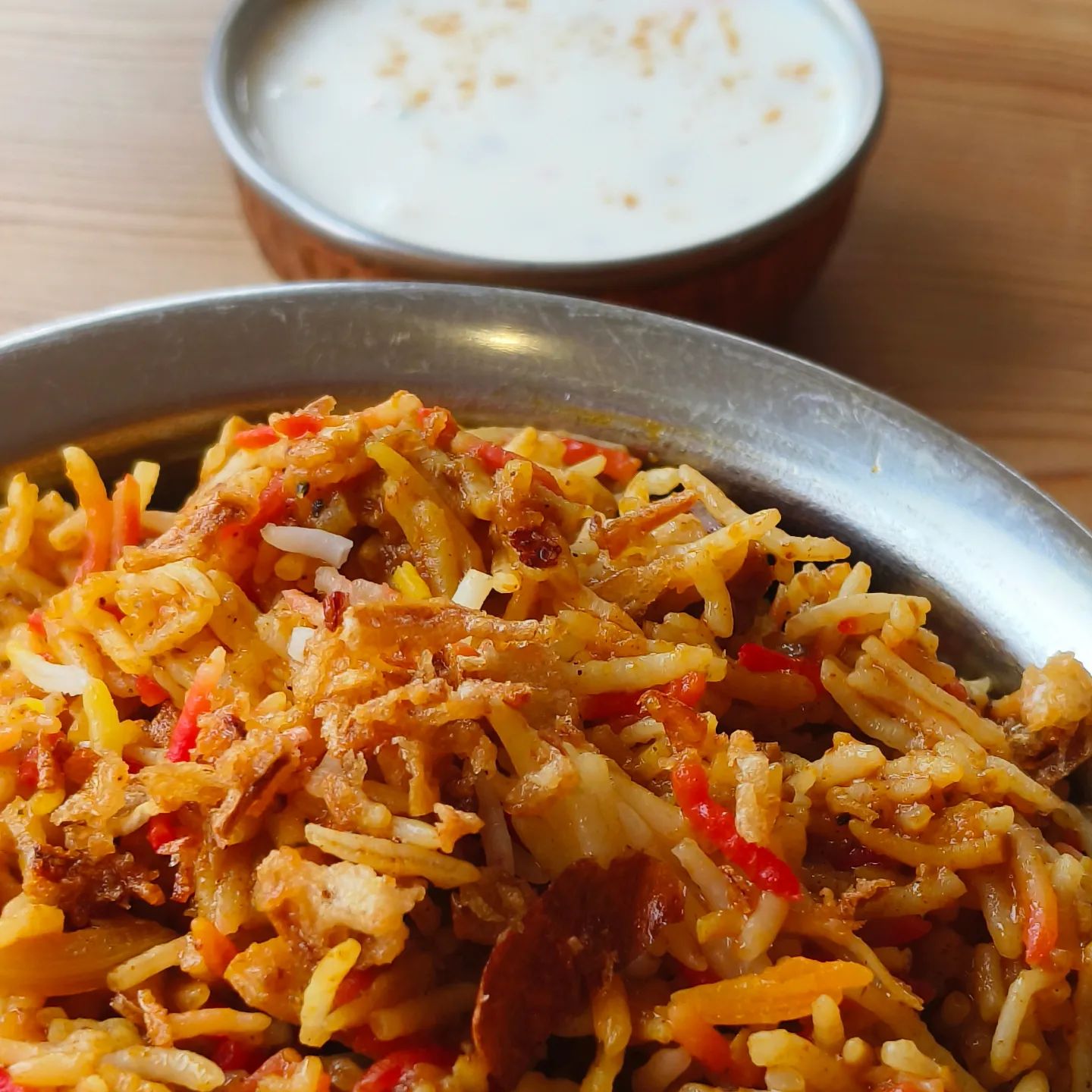 Dish served at the halal restaurant