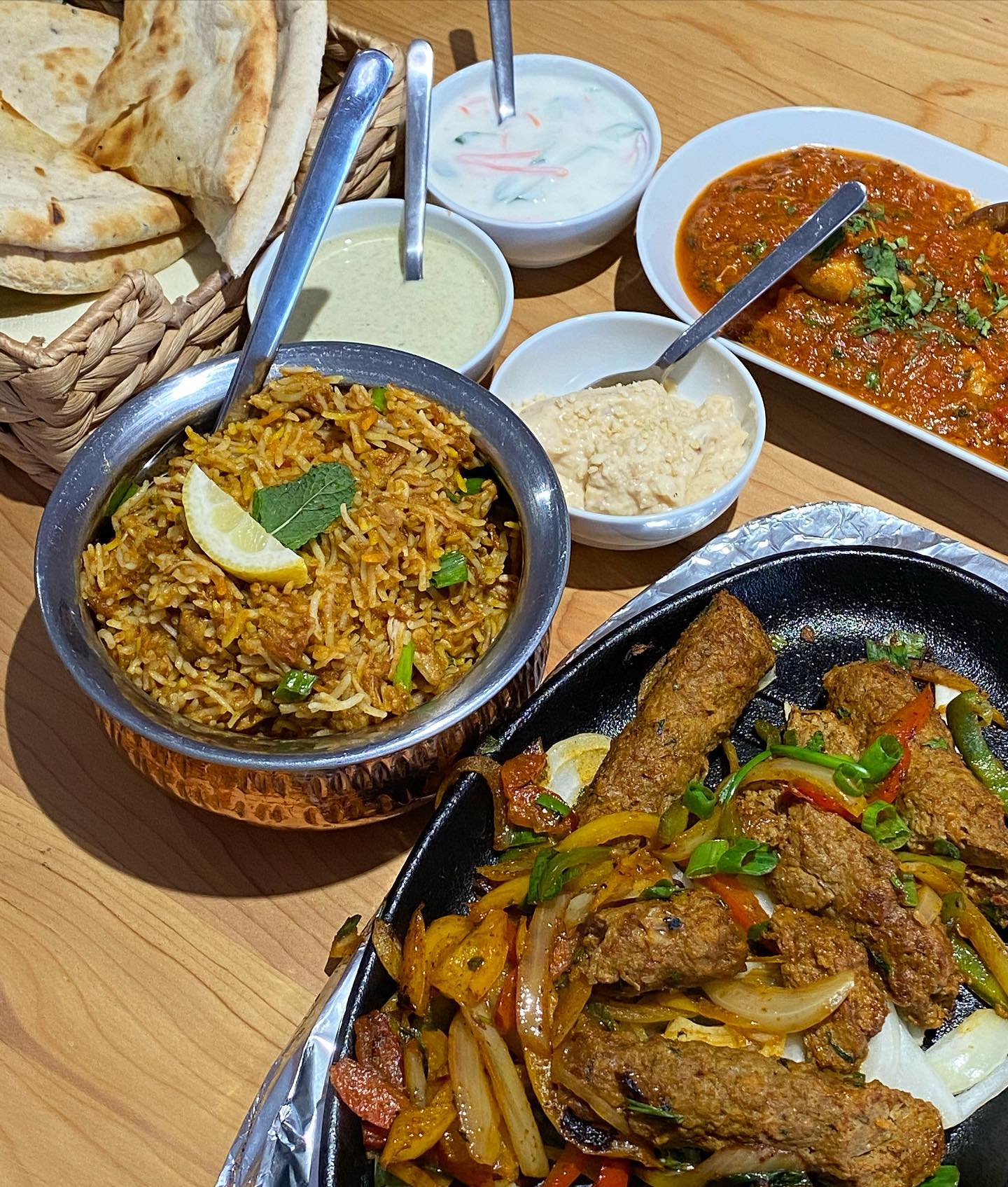 Dish served at the halal restaurant