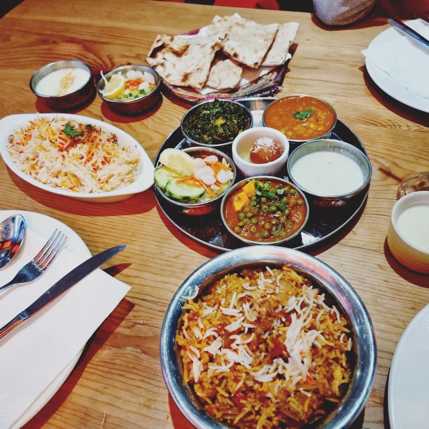 Dish served at the halal restaurant