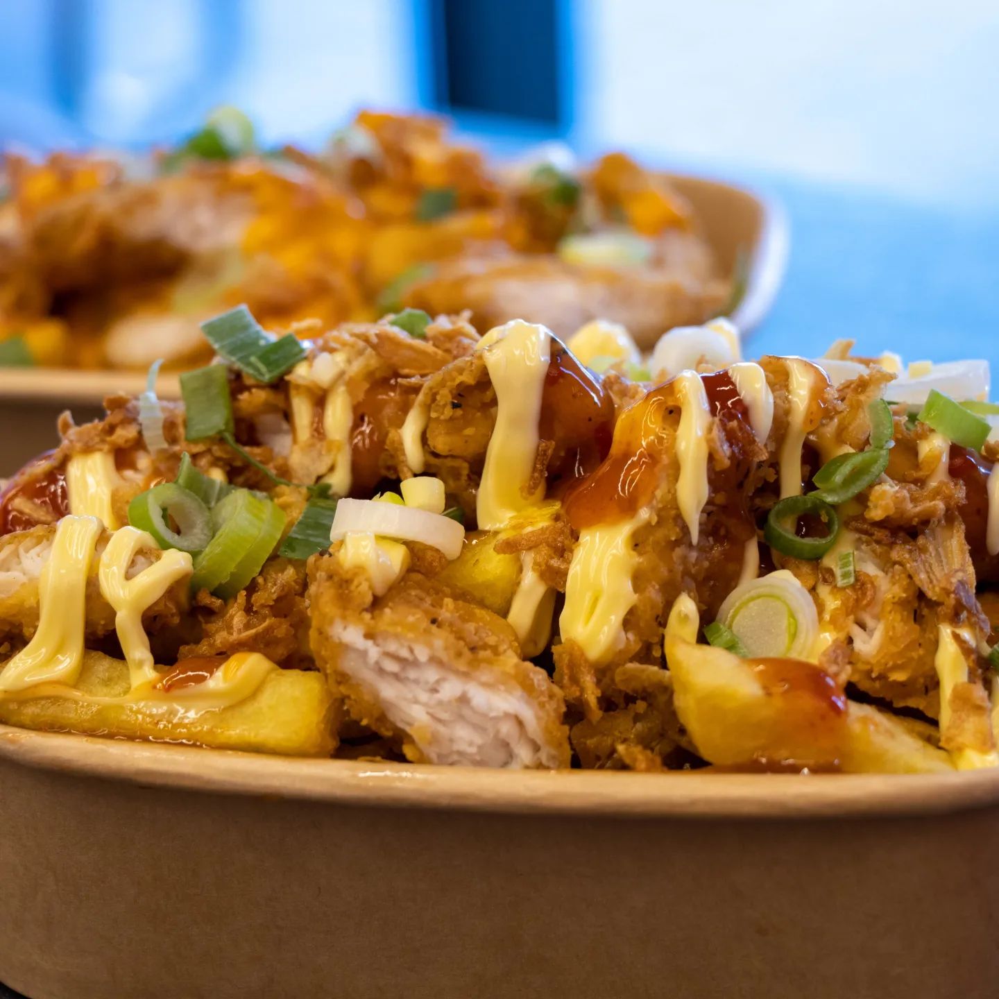 Dish served at the halal restaurant