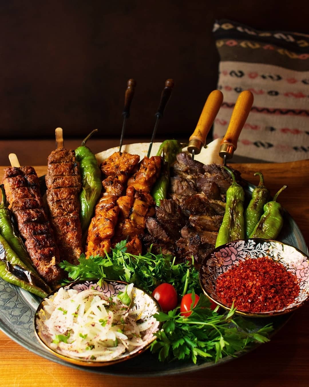 Dish served at the halal restaurant