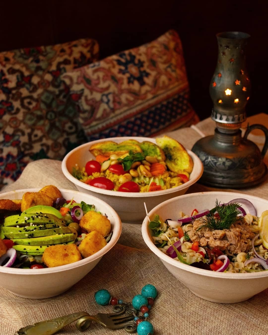 Dish served at the halal restaurant