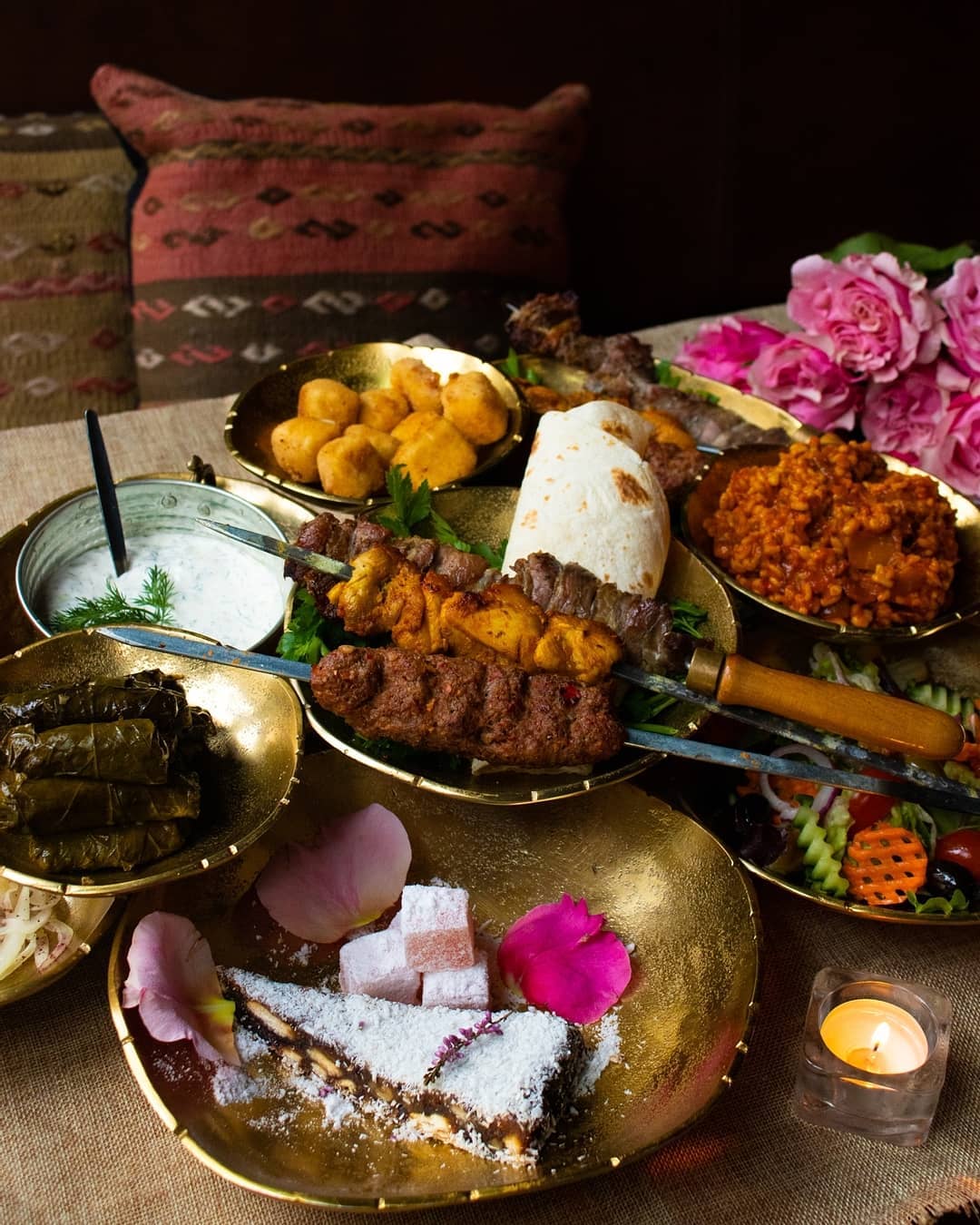 Dish served at the halal restaurant