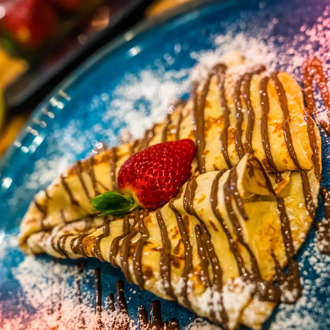 Dish served at the halal restaurant
