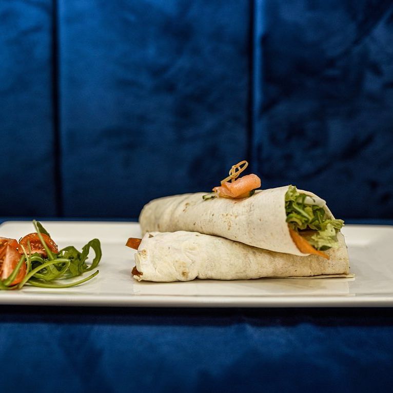 Plat servi au restaurant halal