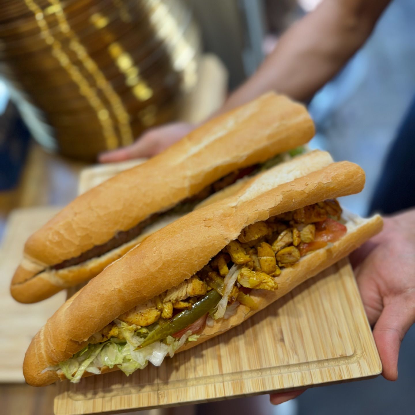 Dish served at the halal restaurant