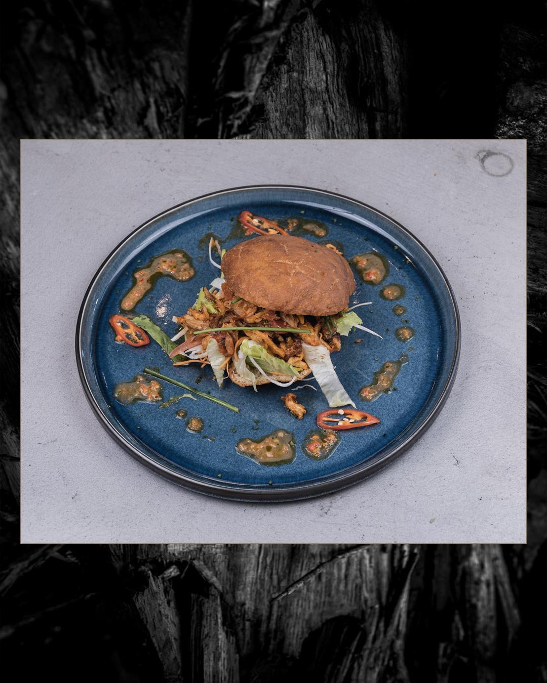 Dish served at the halal restaurant