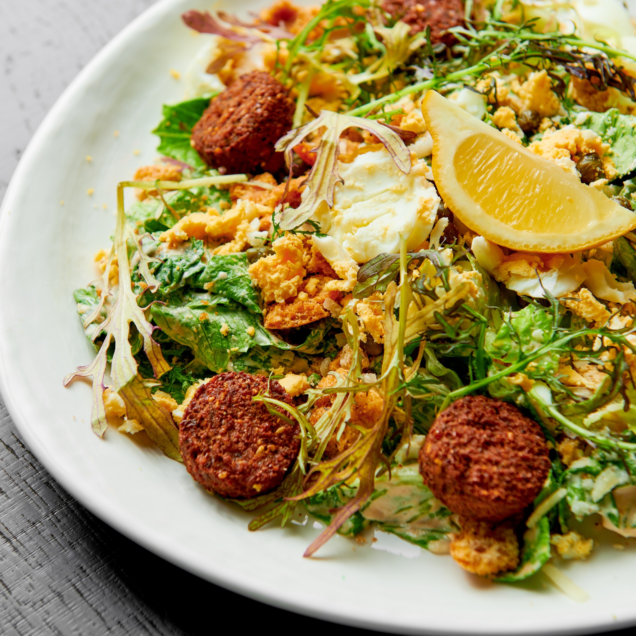 Dish served at the halal restaurant