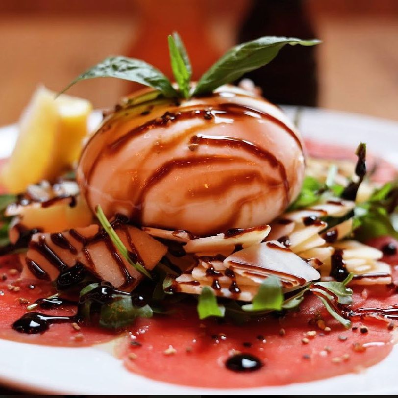 Dish served at the halal restaurant