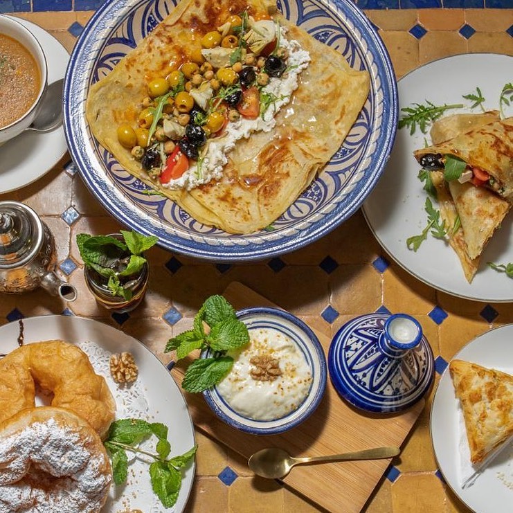 Dish served at the halal restaurant