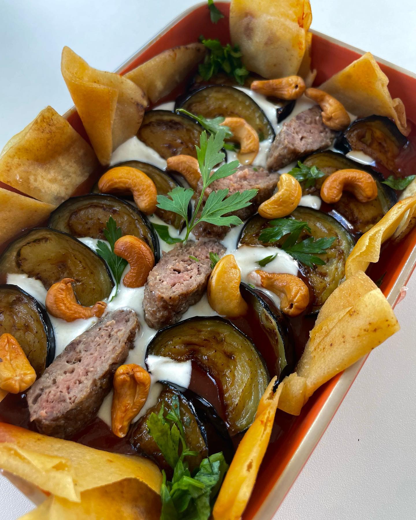 Plat servi au restaurant halal