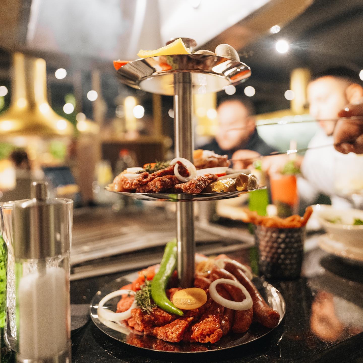 Dish served at the halal restaurant