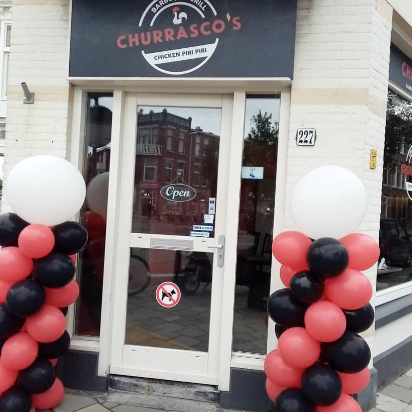 Interior/exterior of the halal restaurant
