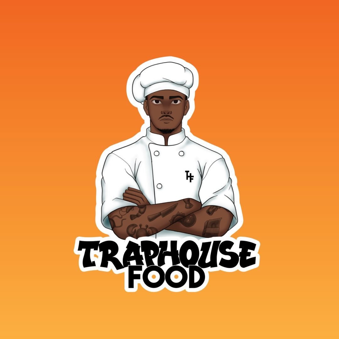 Logo van het halal restaurant Traphouse Food