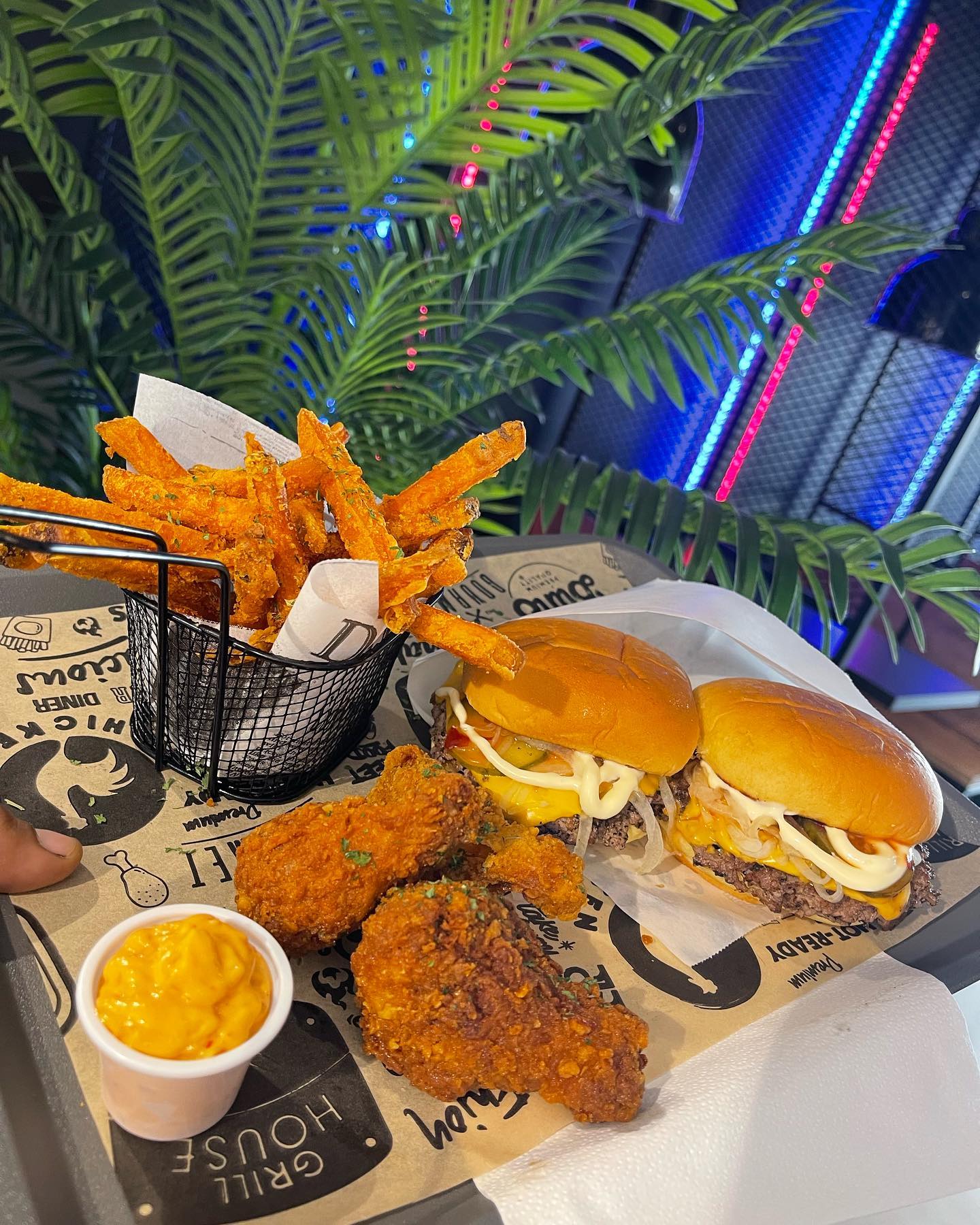 Plat servi au restaurant halal