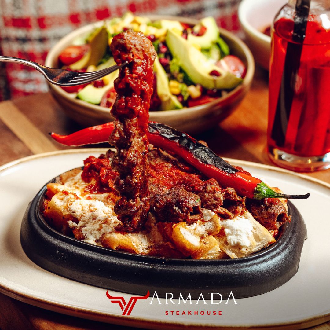 Dish served at the halal restaurant