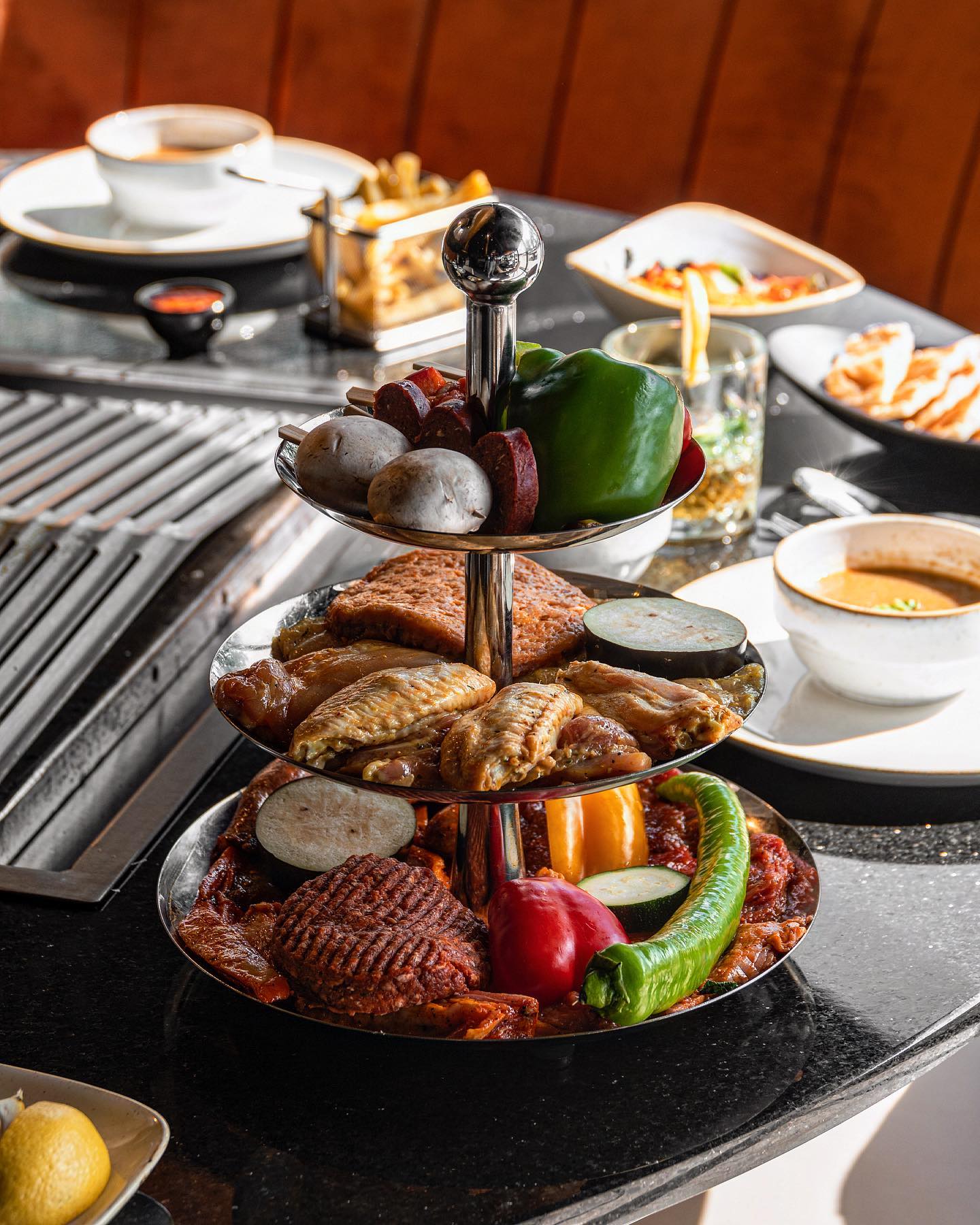 Dish served at the halal restaurant