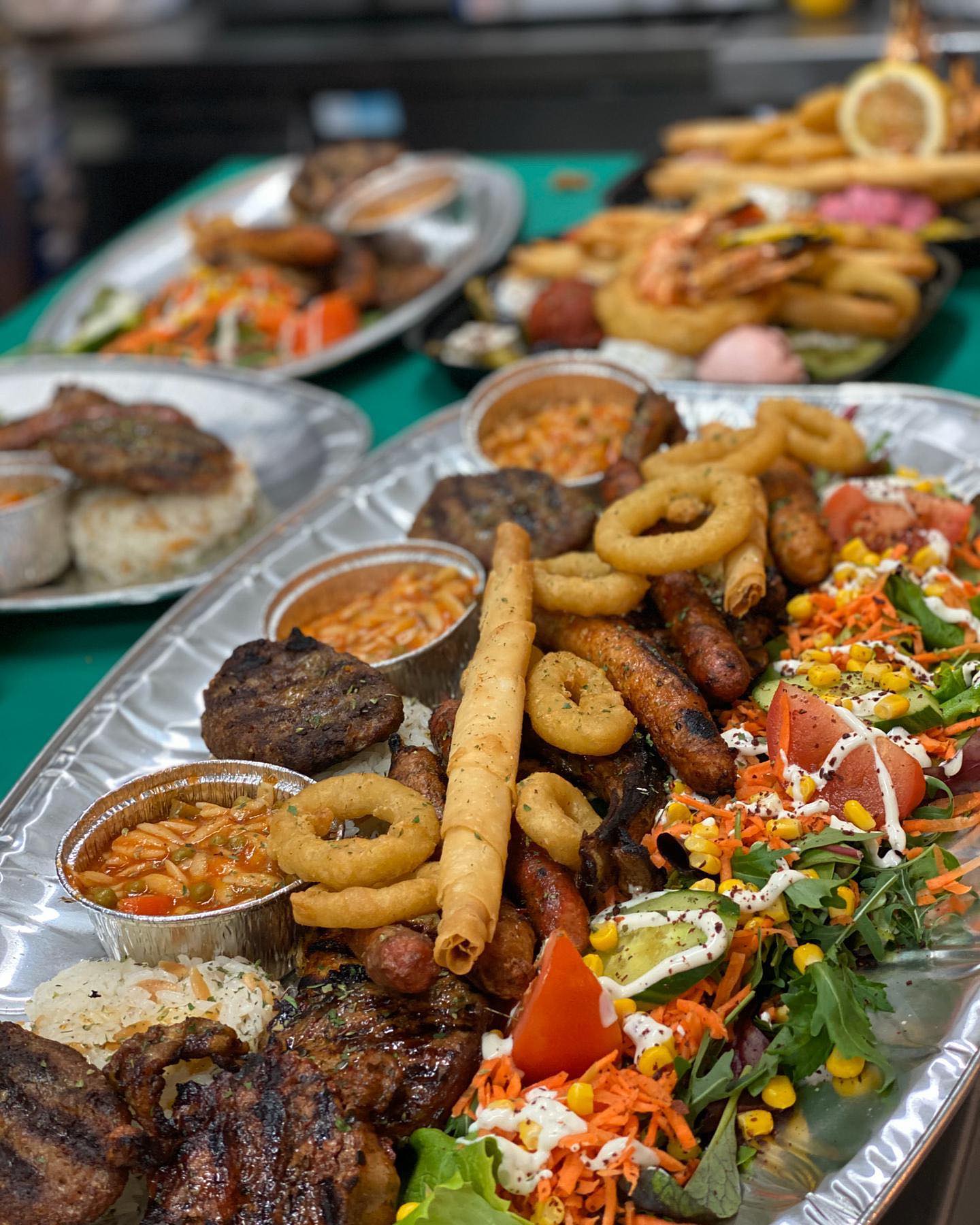 Dish served at the halal restaurant