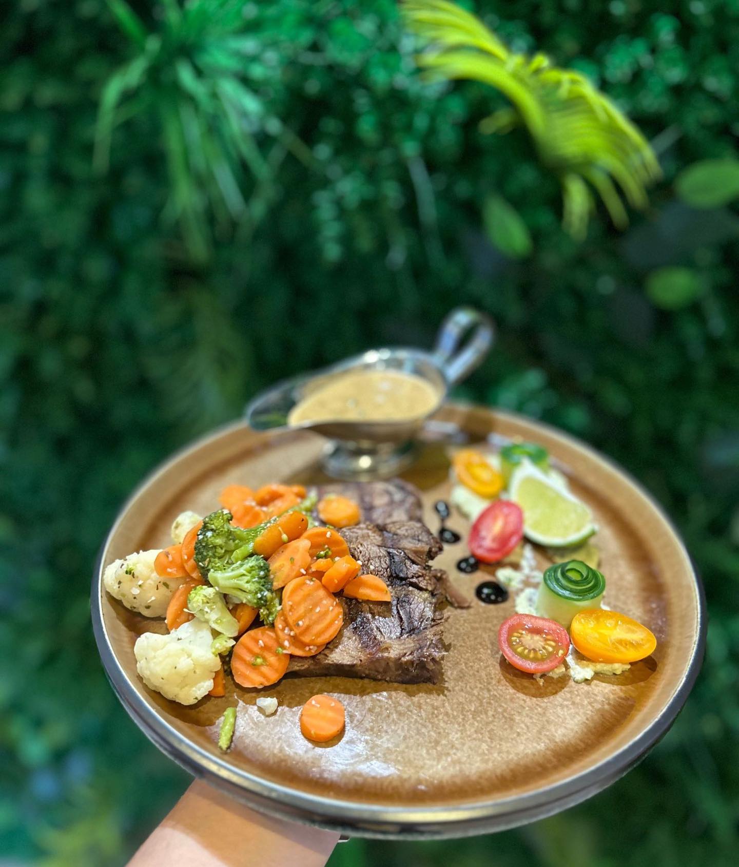Dish served at the halal restaurant