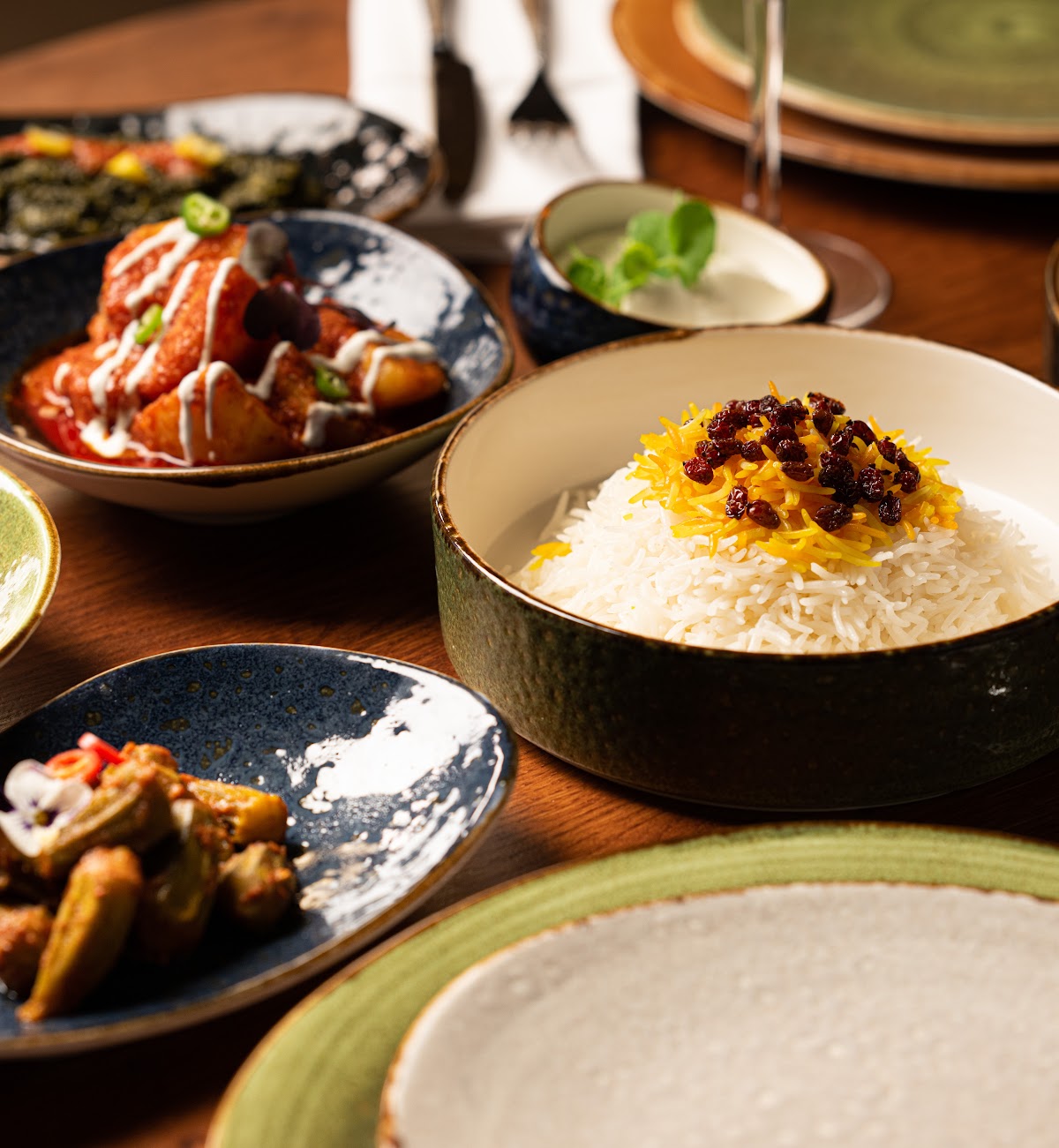 Dish served at the halal restaurant