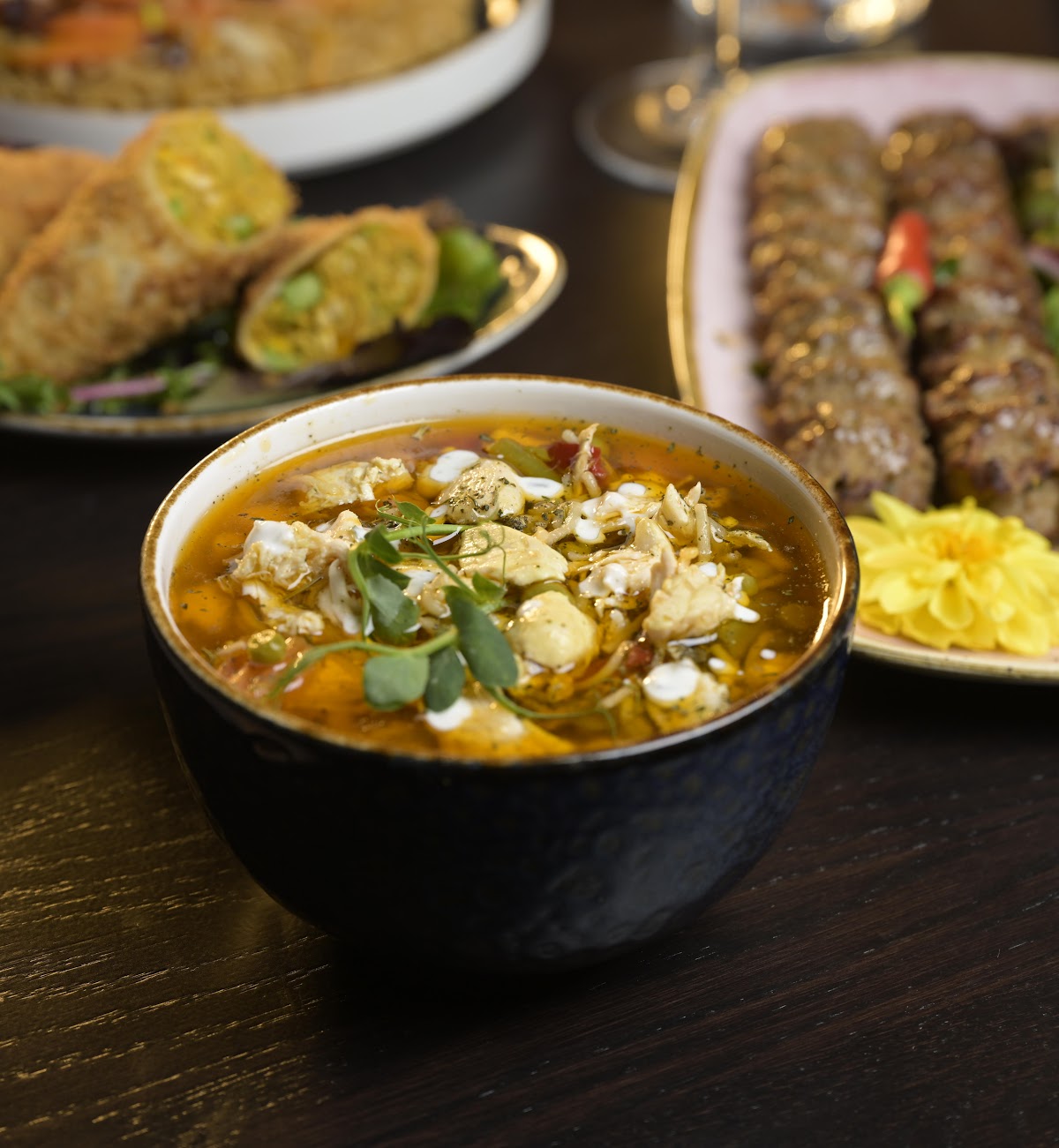 Dish served at the halal restaurant