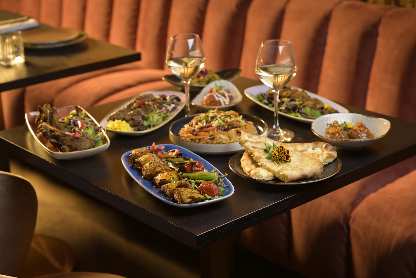 Dish served at the halal restaurant