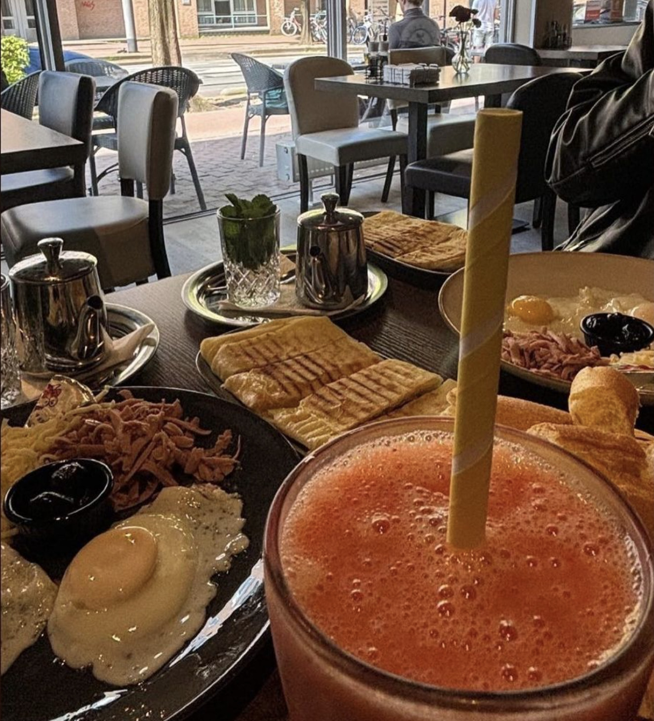 Dish served at the halal restaurant