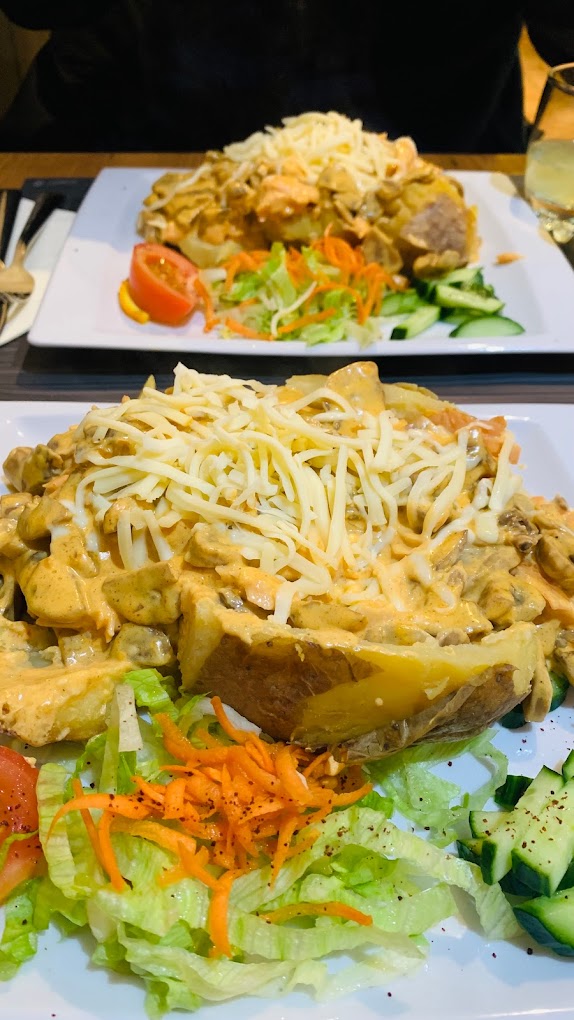Dish served at the halal restaurant