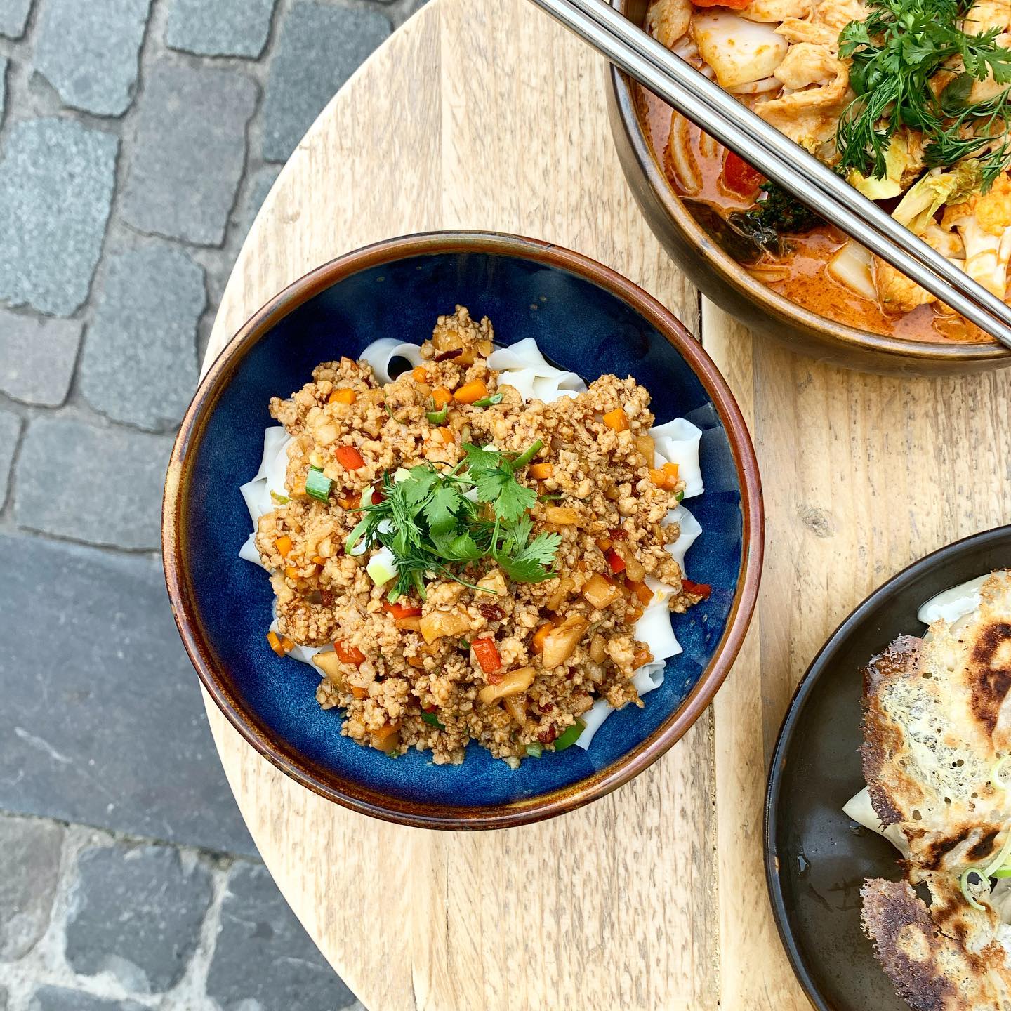 Plat servi au restaurant halal