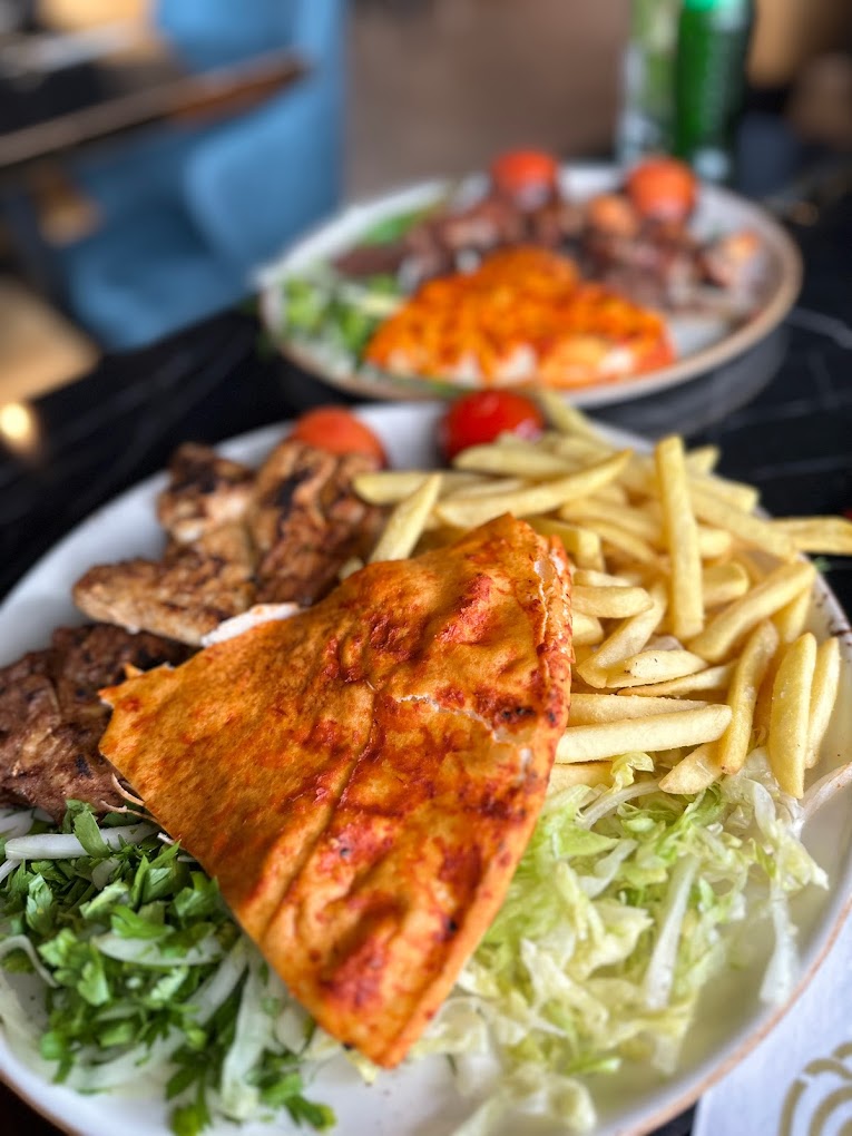 Dish served at the halal restaurant