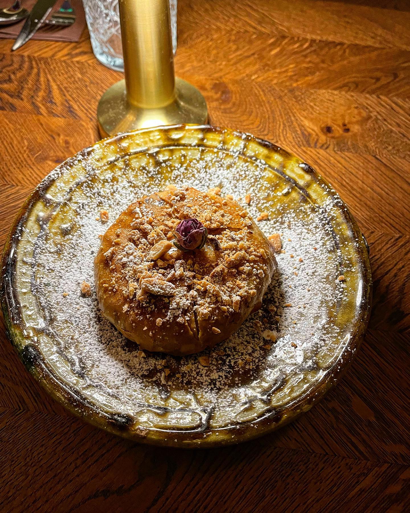Dish served at the halal restaurant
