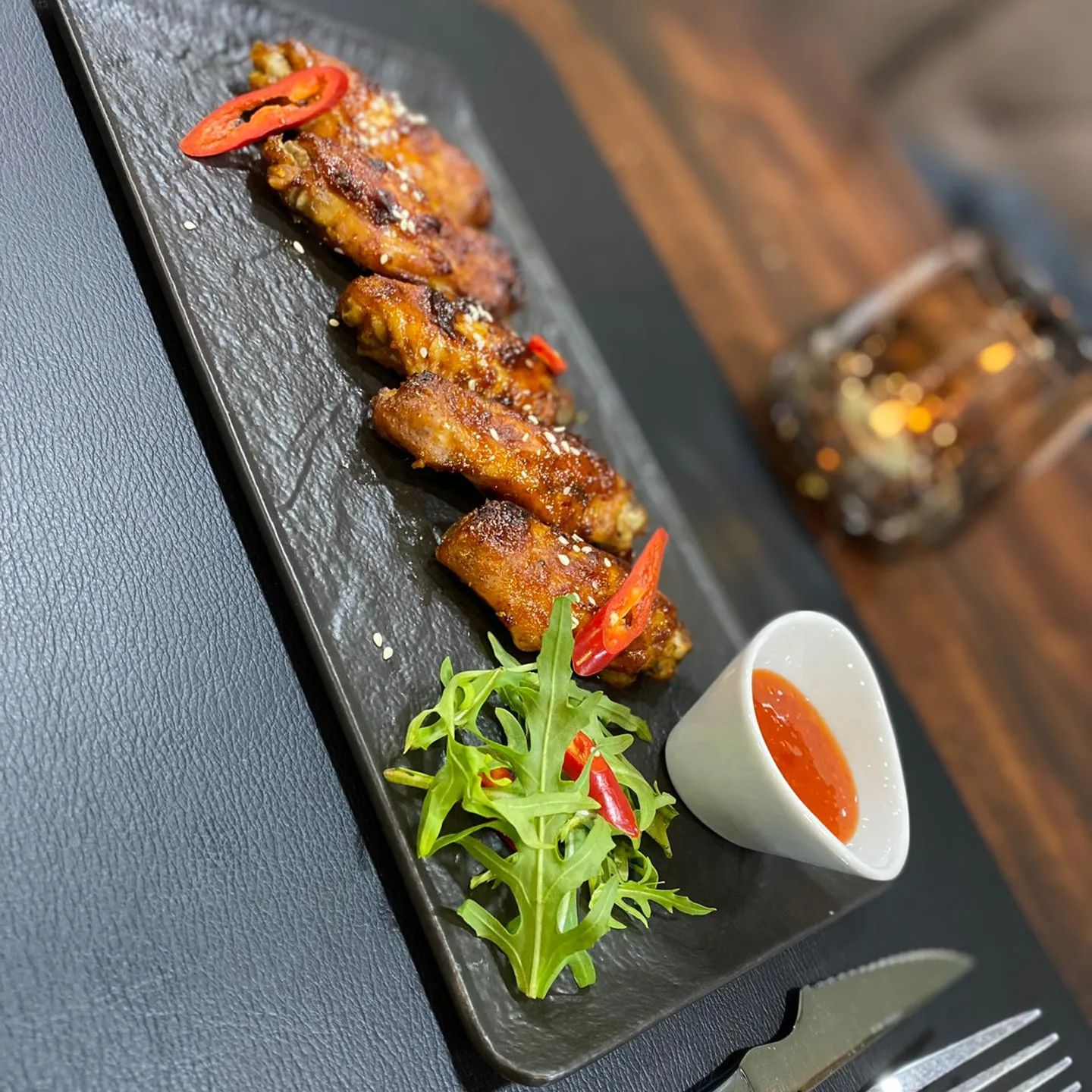 Dish served at the halal restaurant