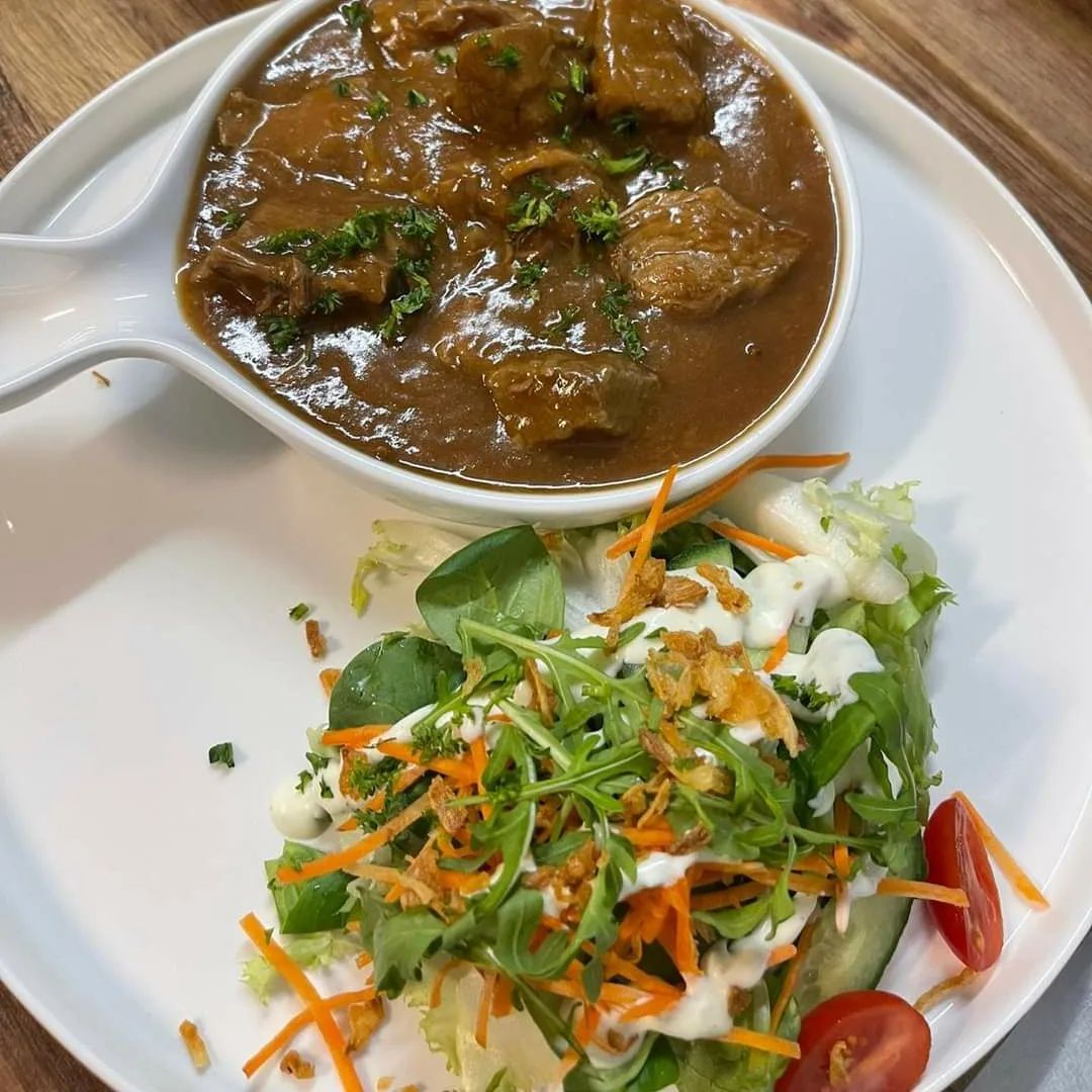 Dish served at the halal restaurant