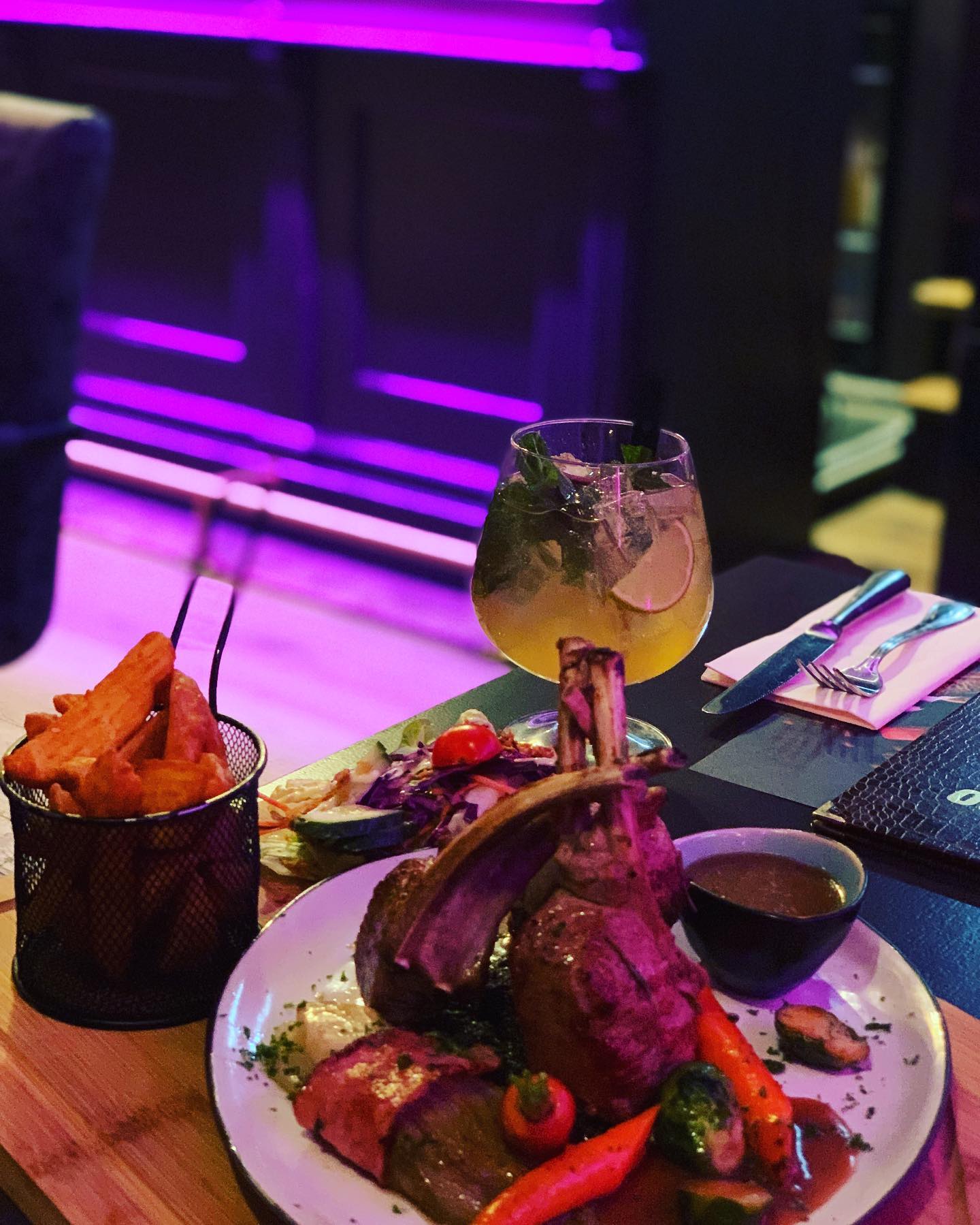 Dish served at the halal restaurant
