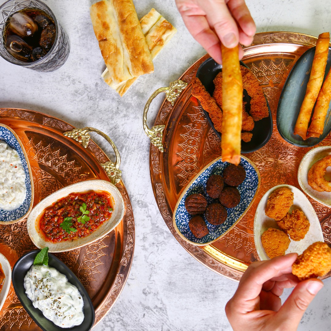 Dish served at the halal restaurant