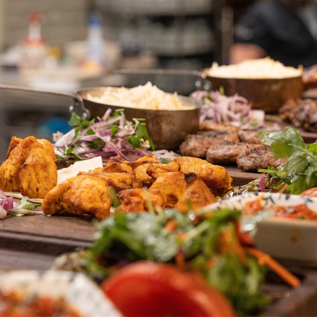 Dish served at the halal restaurant