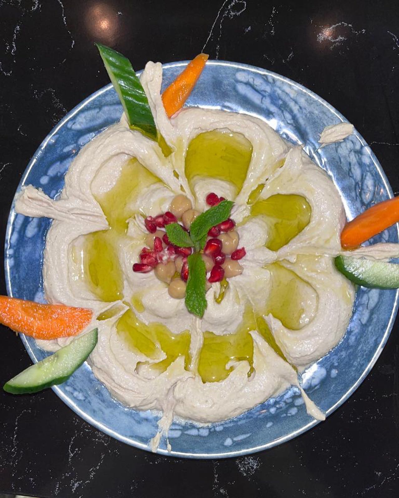 Dish served at the halal restaurant