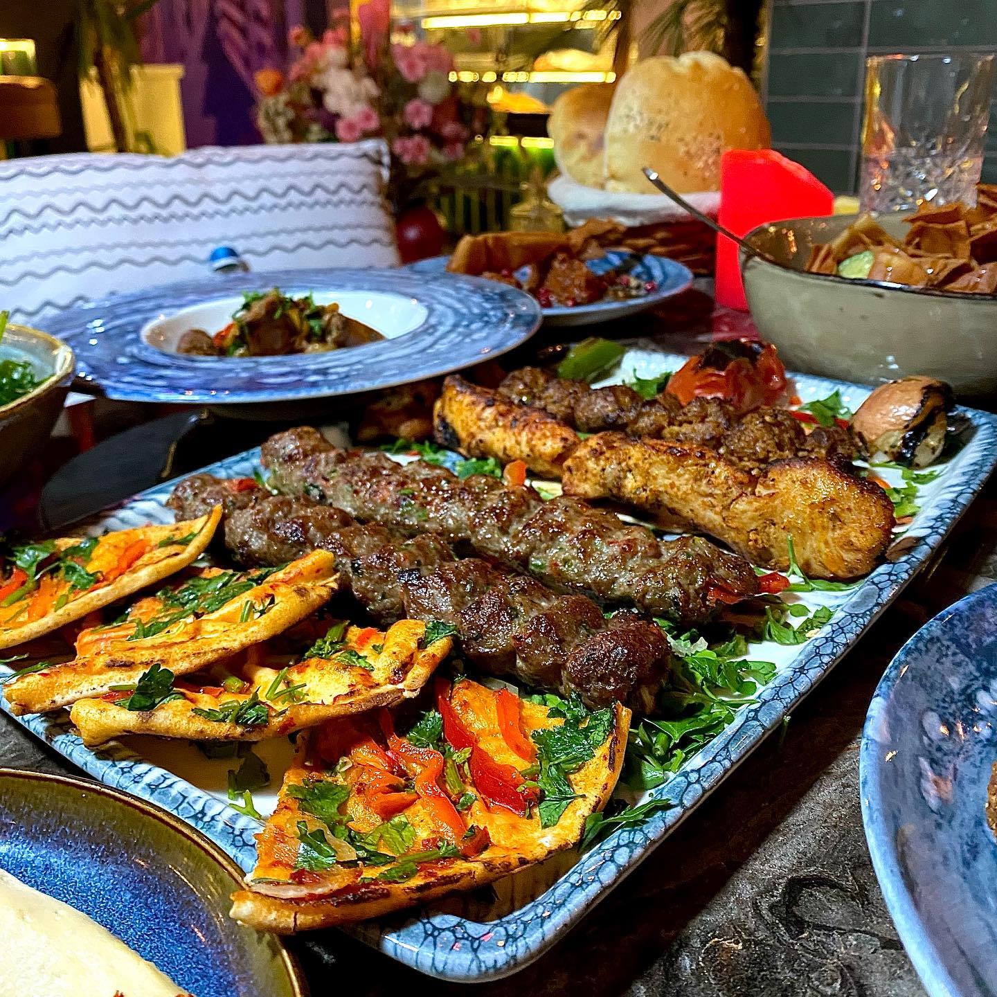 Dish served at the halal restaurant