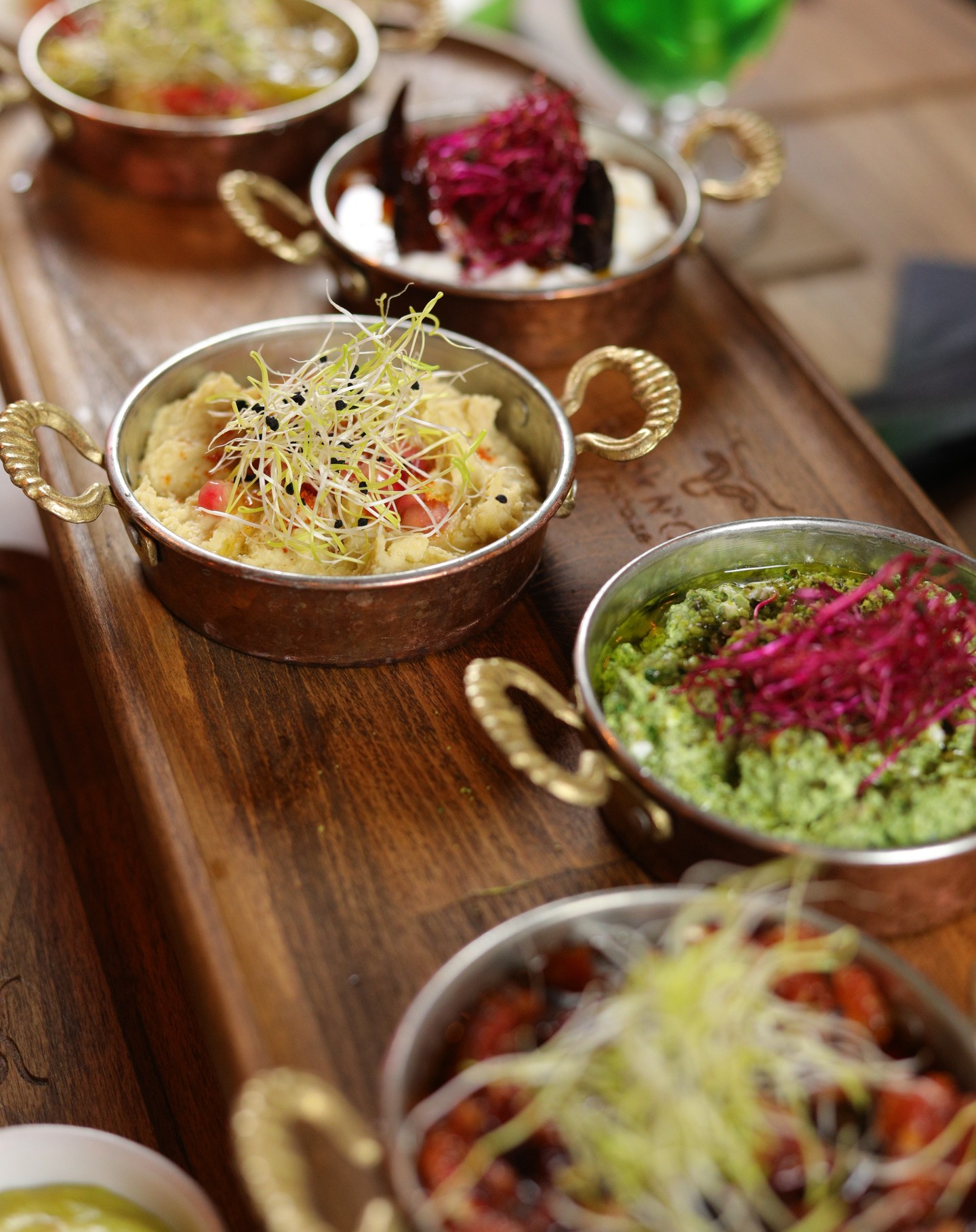 Gerecht geserveerd in het halal restaurant